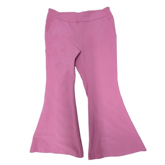 Free People Cropped Flare Leg Comfort Stretch Dress Lori Pants Women's Size 8 - Picture 4 of 12